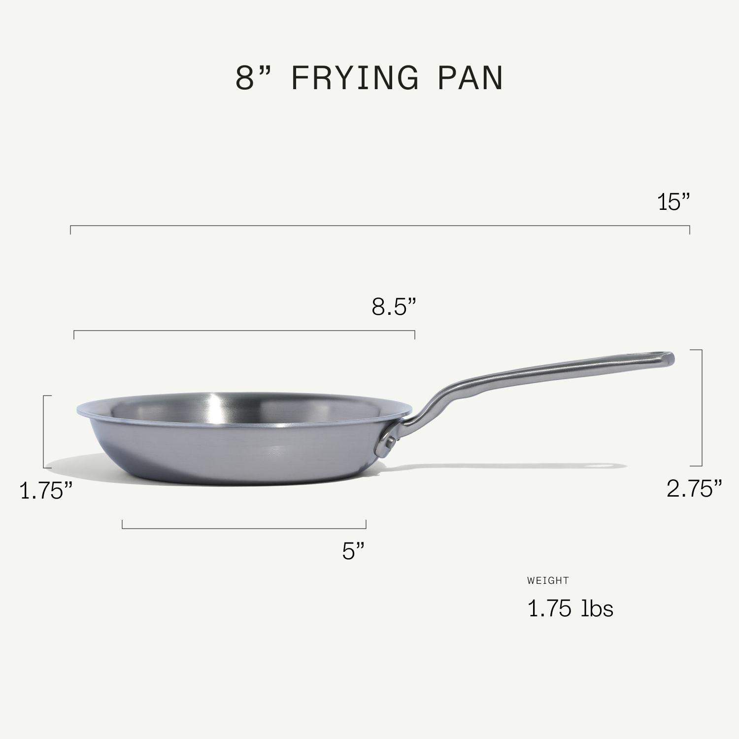 Stainless Clad Frying Pan - Image 3