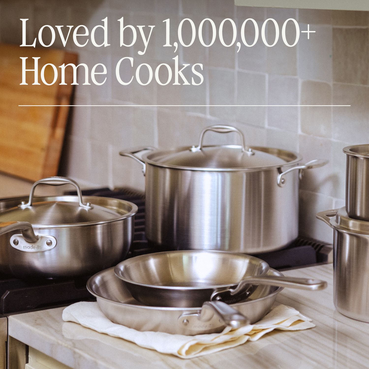 Stainless Clad Frying Pan Set - Image 8