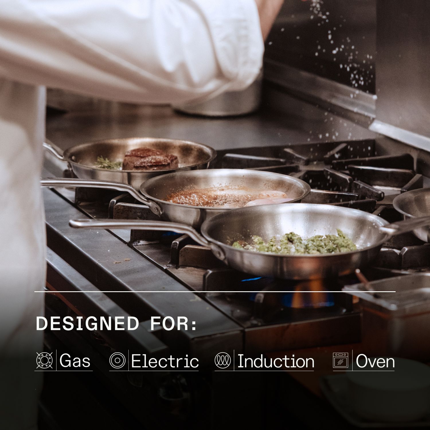 Stainless Clad Frying Pan - Image 7